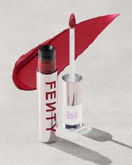 Вельветовая матовая помада для губ «Fenty Icon Velvet Liquid Lipstick», тон The MVP