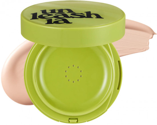 Кушон для лица тональный «Satin Wear Healthy-Green Cushion», оттенок 27W Peachtan