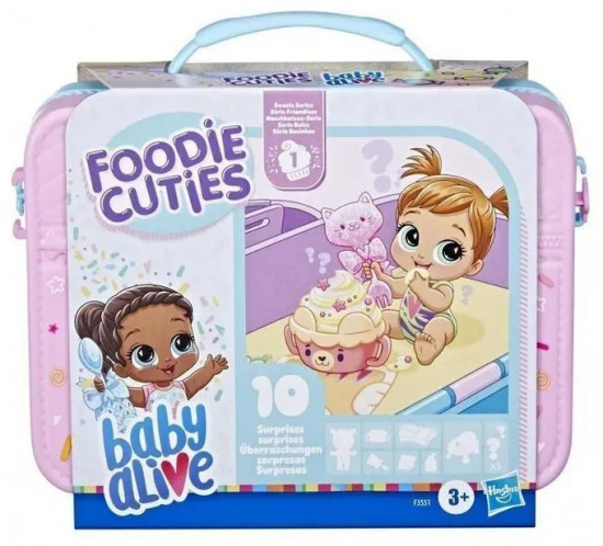 Дорожный набор с куклой «Baby Alive Foodie Cuties»