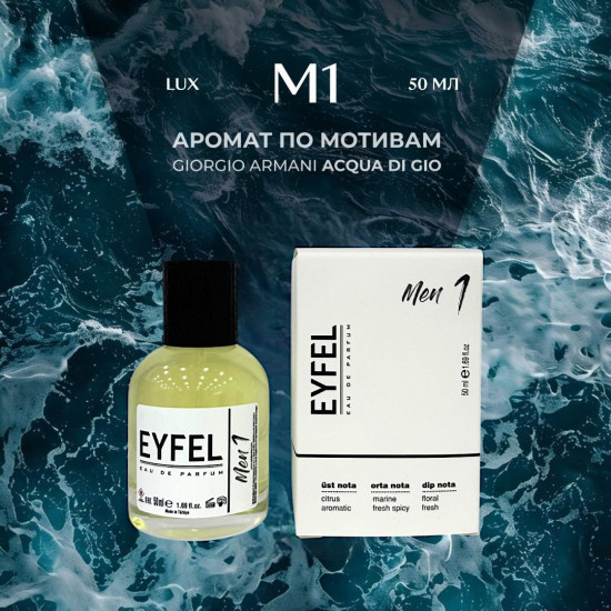 Парфюмированная вода по мотивам «Giorgio armani Acqua di gio»