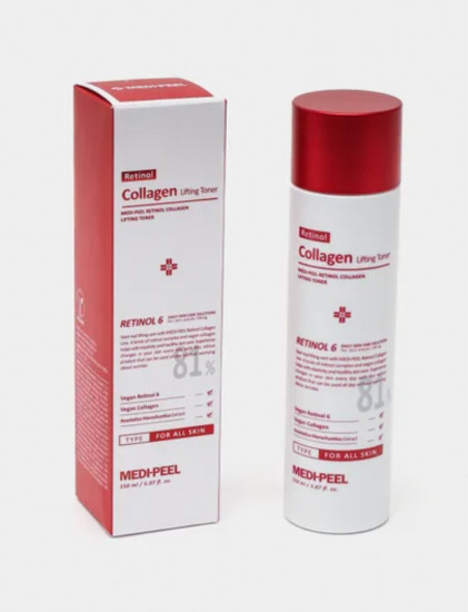 Тоник для лица с ретинолом и коллагеном омолаживающий «Retinol Collagen Lifting Toner»
