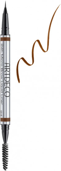 Лайнер для бровей «24H Micro Brow Liquid Liner», оттенок 24 Medium Brown