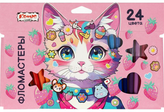 Фломастеры «Kitty stickers»