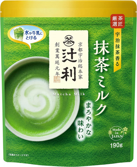 Зеленый чай матча с молочным вкусом «Tsujiri Matcha Milk»