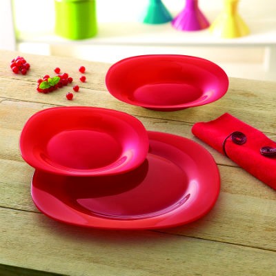 Сервиз столовый Colorama Red (19 предметов) | Colorama | Luminarc