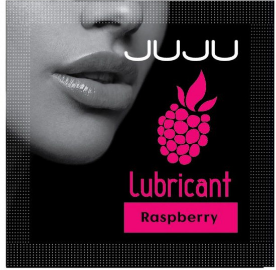 Саше съедобного лубриканта с ароматом малины «Raspberry»