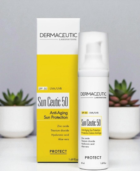 Крем для лица солнцезащитный антивозрастной «Anti-Aging Sun Ceutic» SPF50