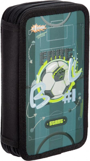 Пенал двухсекционный «Football»