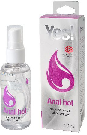 Гель-смазка огревающая силиконовая «Yes Anal hot»