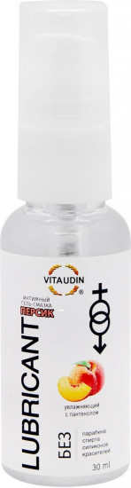 Гель интимный-смазка на водной основе с ароматом персика «Vita udin»