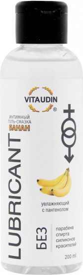 Гель интимный-смазка на водной основе с ароматом банана «Vita udin»