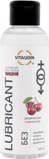 Гель интимный-смазка на водной основе с ароматом вишни «Vita udin»