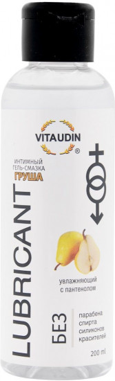 Гель интимный-смазка на водной основе с ароматом груши «Vita udin»