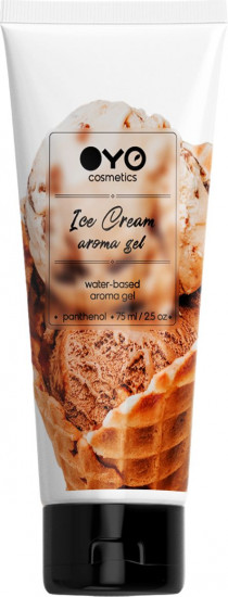 Лубрикант на водной основе с ароматом пломбира «Aroma Gel Ice Cream»