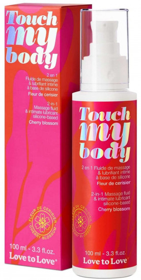 Лубрикант 2в1 с ароматом вишнёвого цвета «Touch My Body»