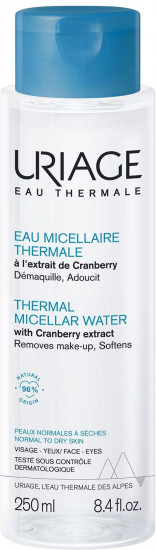 Очищающая мицеллярная вода для нормальной и сухой кожи «Thermal Micellar Water»