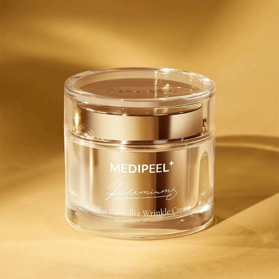 Крем для лица с экстрактом камелии омолаживающий премиальный «Premium Golden Camellia Wrinkle Cream»
