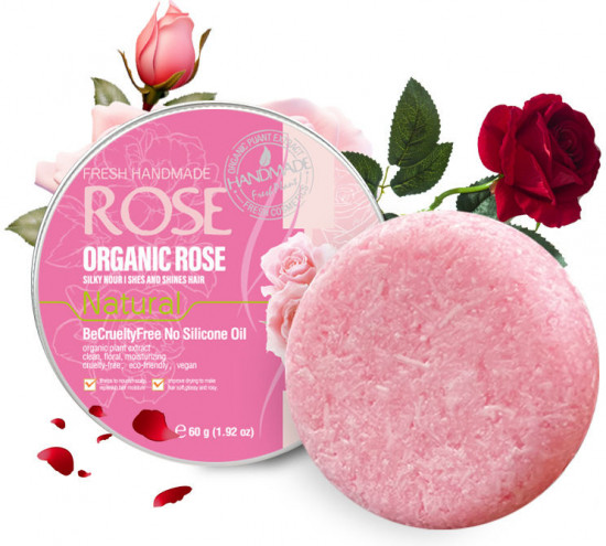 Твердый шампунь для волос «Rose»