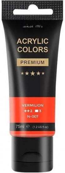 Акриловая краска, цвет 007 Vermilion