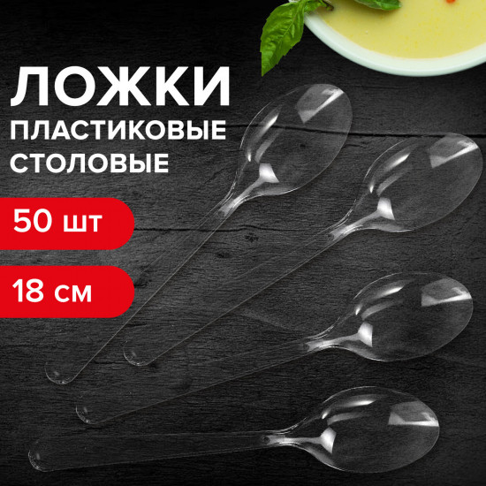 Набор ложек одноразовых