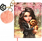 Дневник школьный «Брюнетка с собачкой»