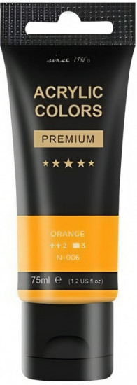 Акриловая краска, цвет 006 Orange