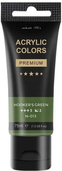 Акриловая краска, цвет 013 Hooker`s green