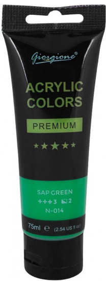 Акриловая краска, цвет 014 Sap green