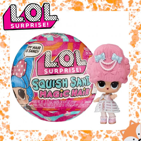Набор-сюрприз игровой «Squish Sand Magic Hair»