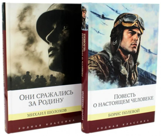 Повесть о настоящем человеке. Они сражались за Родину. Комплект из 2 книг