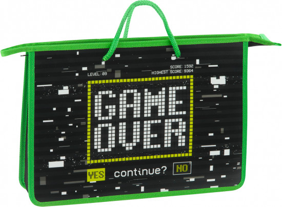 Папка с ручками «Game Over»