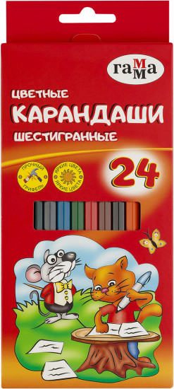 Набор карандашей цветных