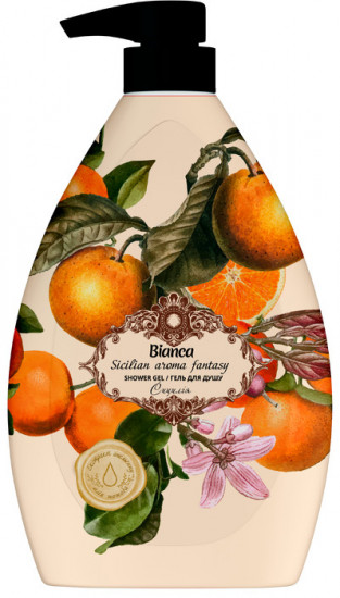 Гель для душа с экстрактом апельсина и маслом жожоба «Sicilian aroma fantasy»