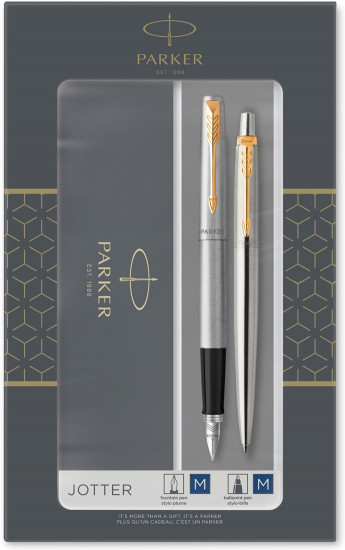Набор ручек подарочных «Jotter Stainless Steel GT»