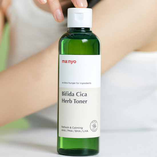 Тоник для чувствительной кожи лица успокаивающий «Bifida Cica Herb Toner»