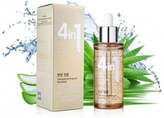 Сыворотка для лица с пептидами антивозрастная «4 In 1 Taengtaeng Ampoule Peptide»