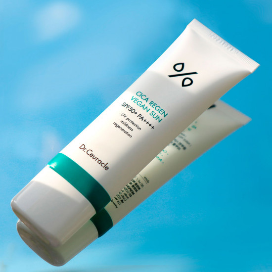 Солнцезащитный веганский крем с центеллой «Cica Regen Vegan Sun» SPF50+ PA++++