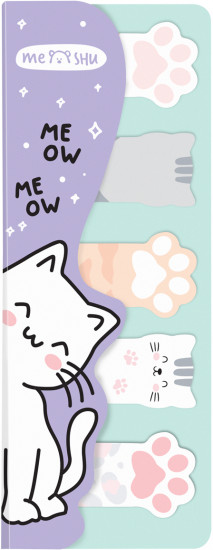Набор флажков-закладок «Meow Paw»