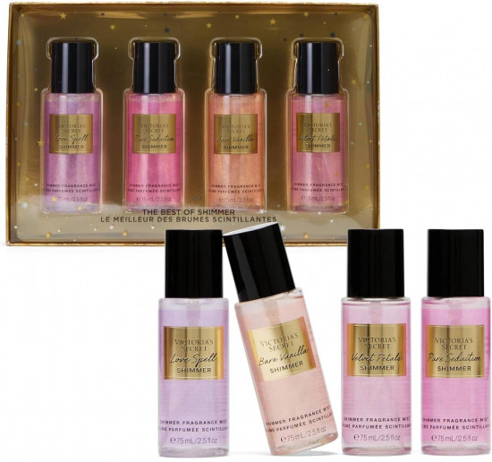 Подарочный набор мини-спреев для тела «The Best Of Shimmer Gift Set»