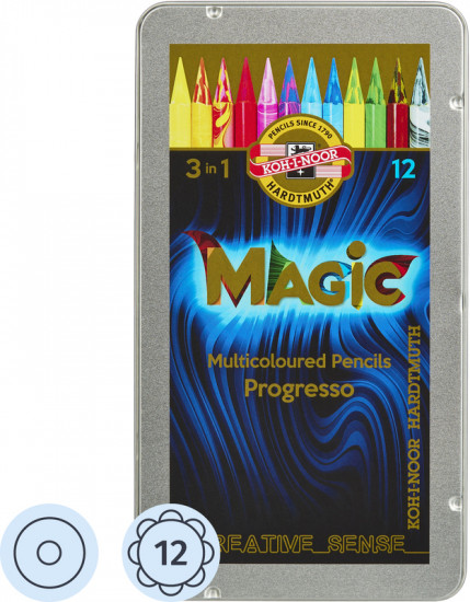 Набор карандашей цветных «Progresso Magic»