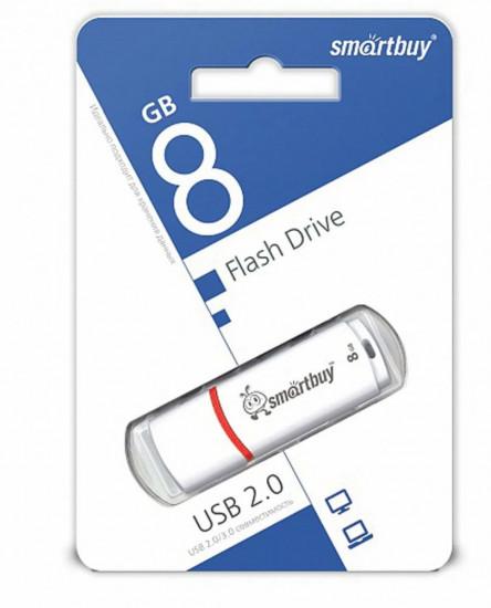 Флеш-накопитель Smartbuy SB8GBCRW-W