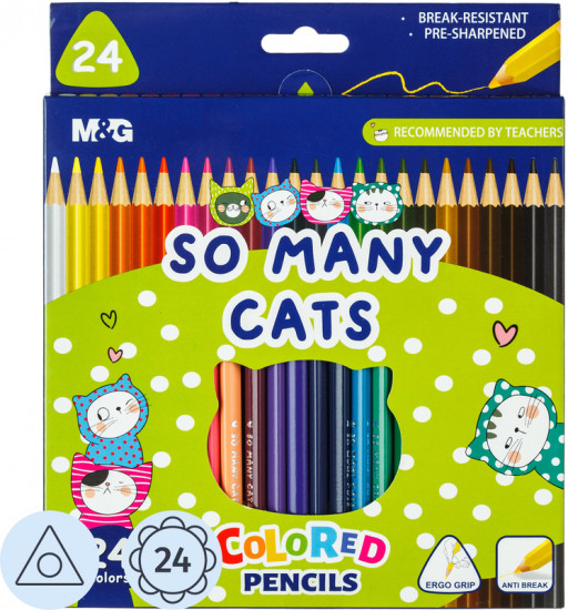 Набор карандашей цветных «So Many Cats»