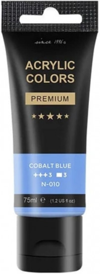 Акриловая краска, цвет 010 Cobalt blue