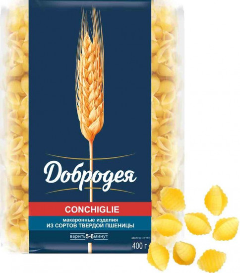 Макаронные изделия «Conchiglie. Ракушки»