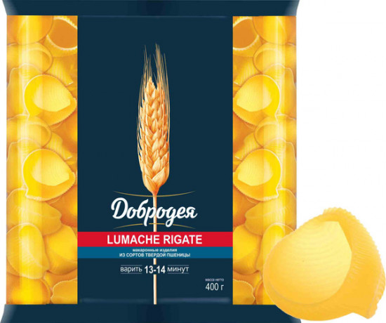 Макаронные изделия «Lumache Rigate. Сапожок»