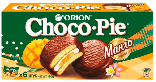 Пирожное «Choco-Pie Mango. Манго»