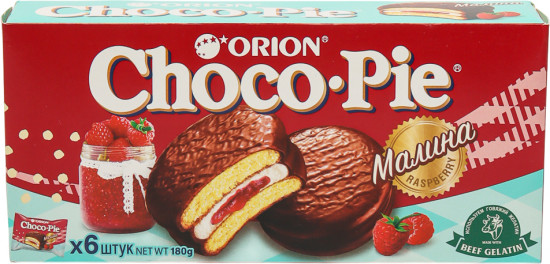 Пирожное «Choco-Pie Raspberry. Малина»