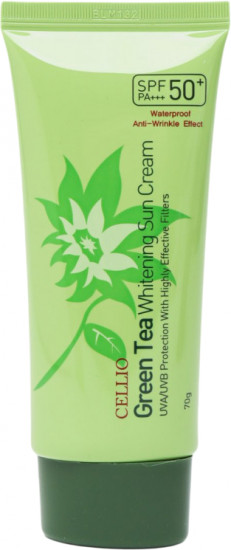 Крем для лица и тела солнцезащитный «Green Tea Whitening Sun Cream» SPF50+ PA+++