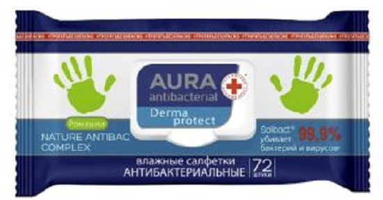 Салфетки влажные антибактериальные