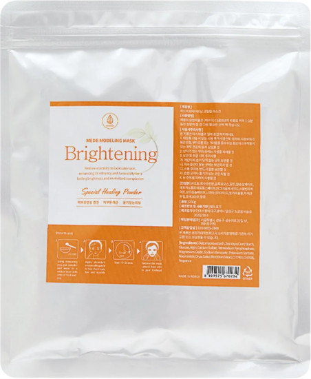 Маска для лица с экстрактом овса альгинатная «Skin Modeling Mask Brightening»